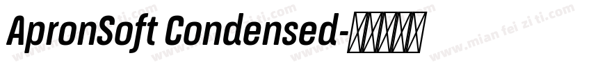ApronSoft Condensed字体转换